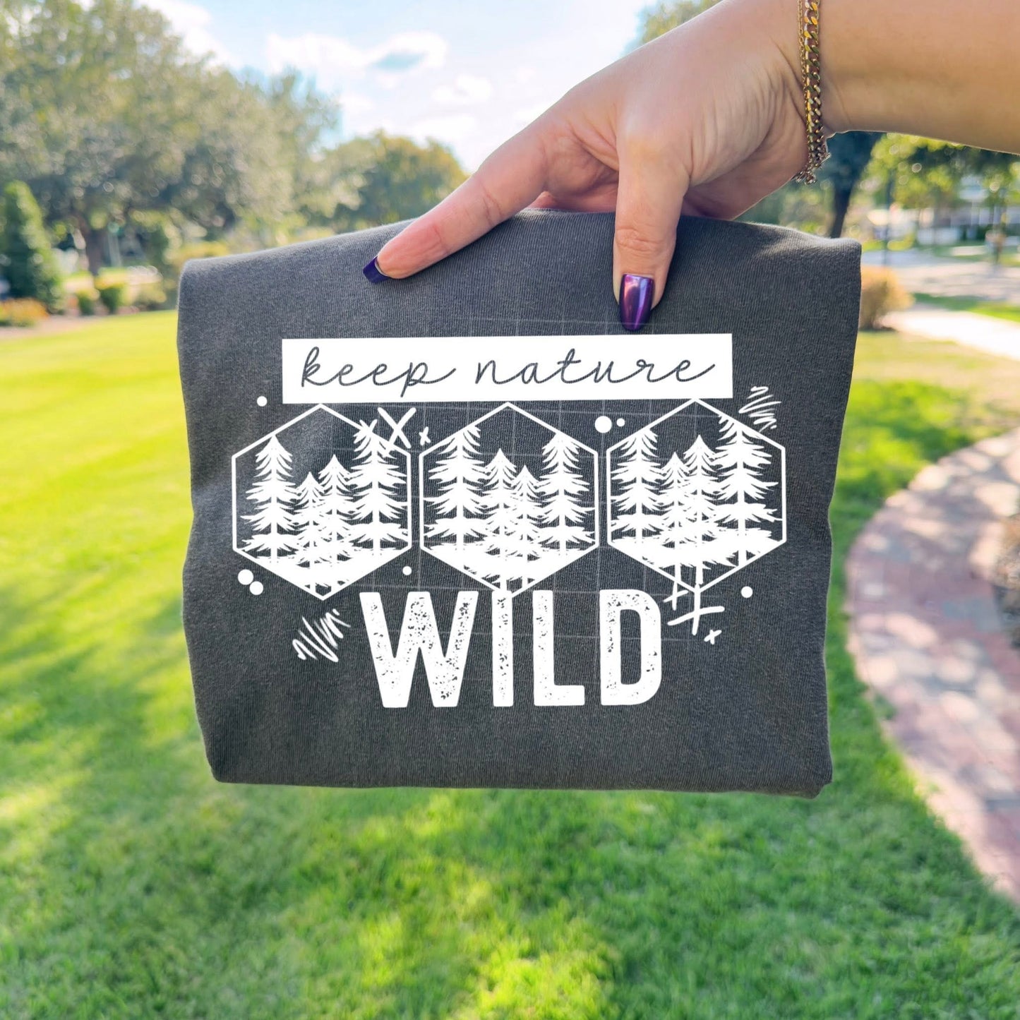 Keep Nature Wild DTF Transfer