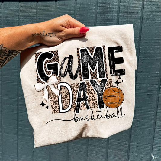 Game Day Basketball DTF Transfer