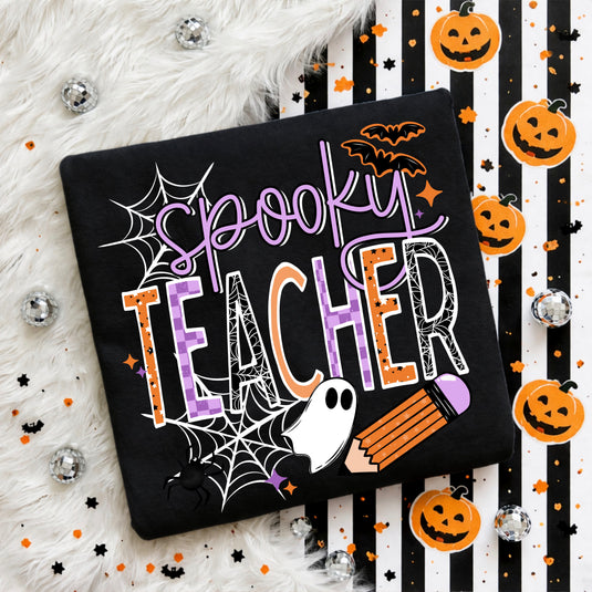 Spooky Teacher DTF Transfer