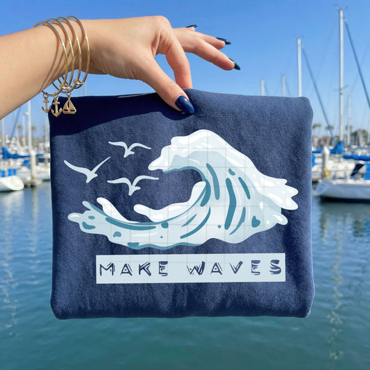 Make Waves DTF Transfer
