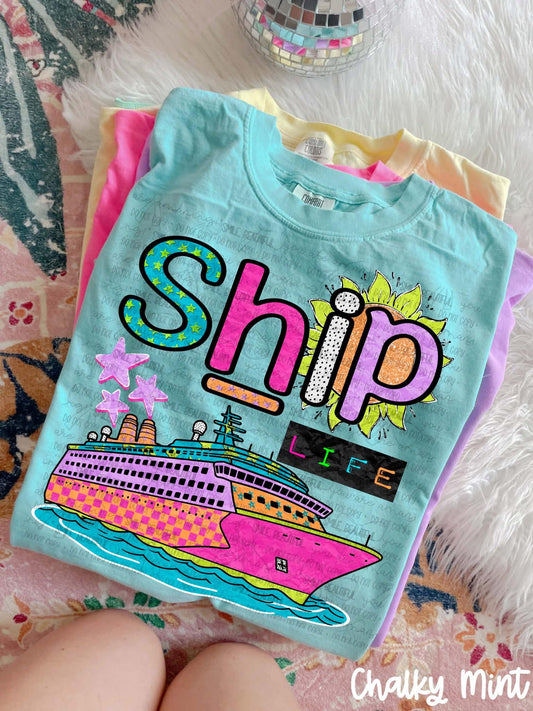 Ship Life DTF Transfer