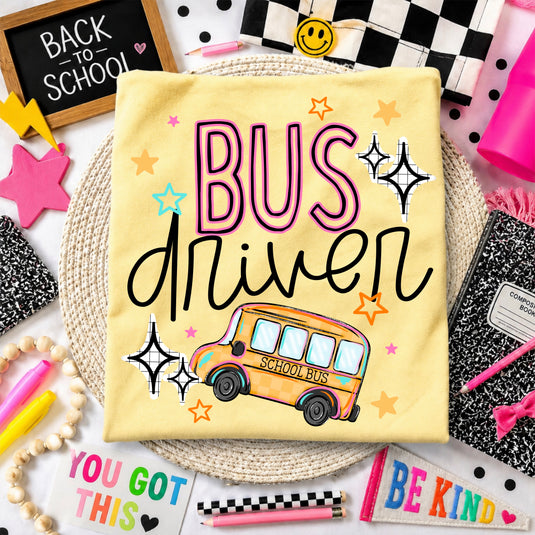 Bus Driver DTF Transfer