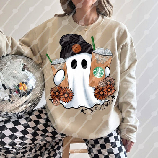 Starbies Ghost DTF Transfer