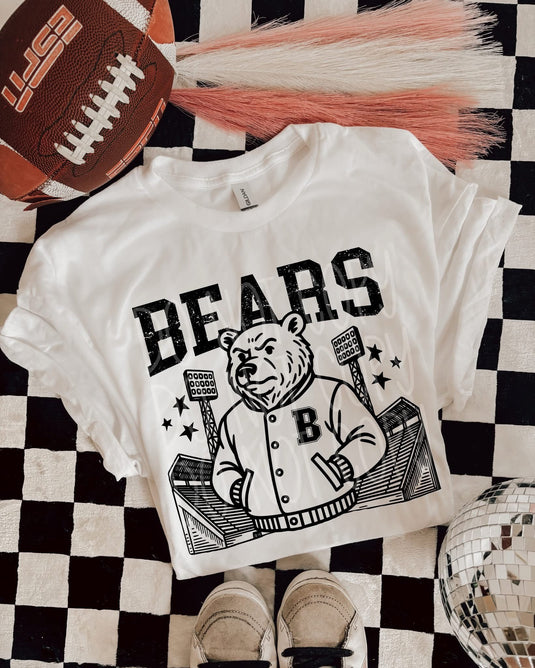Bears Letterman DTF Transfer