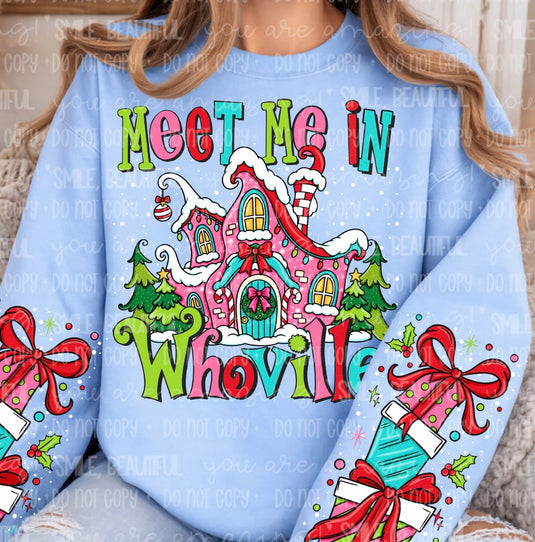 Meet me in Whoville DTF Transfers (Sleeves Only)