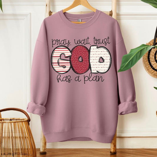 Pray,Wait,Trust GOD DTF Transfer