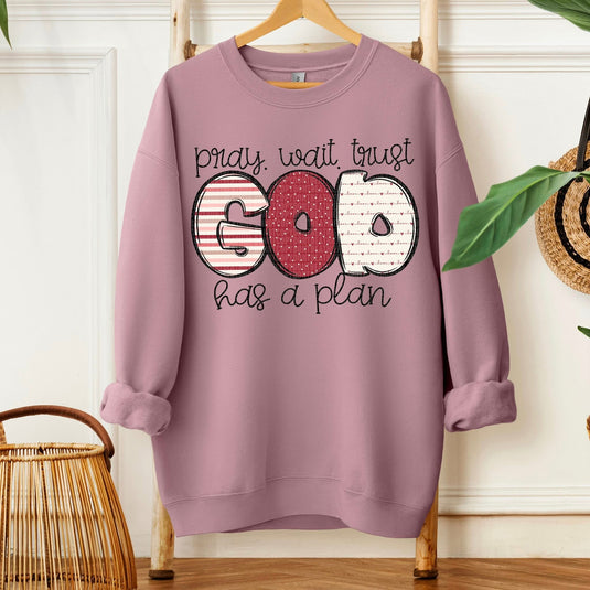 Pray,Wait,Trust GOD DTF Transfer