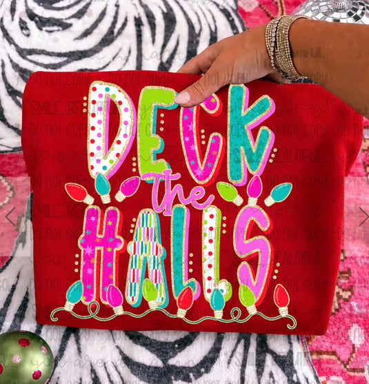 Deck The Halls DTF Transfers