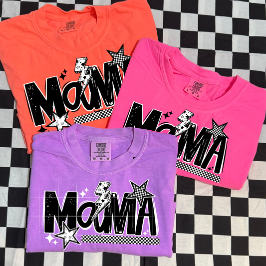 Mama Bolt and Star DTF Transfer