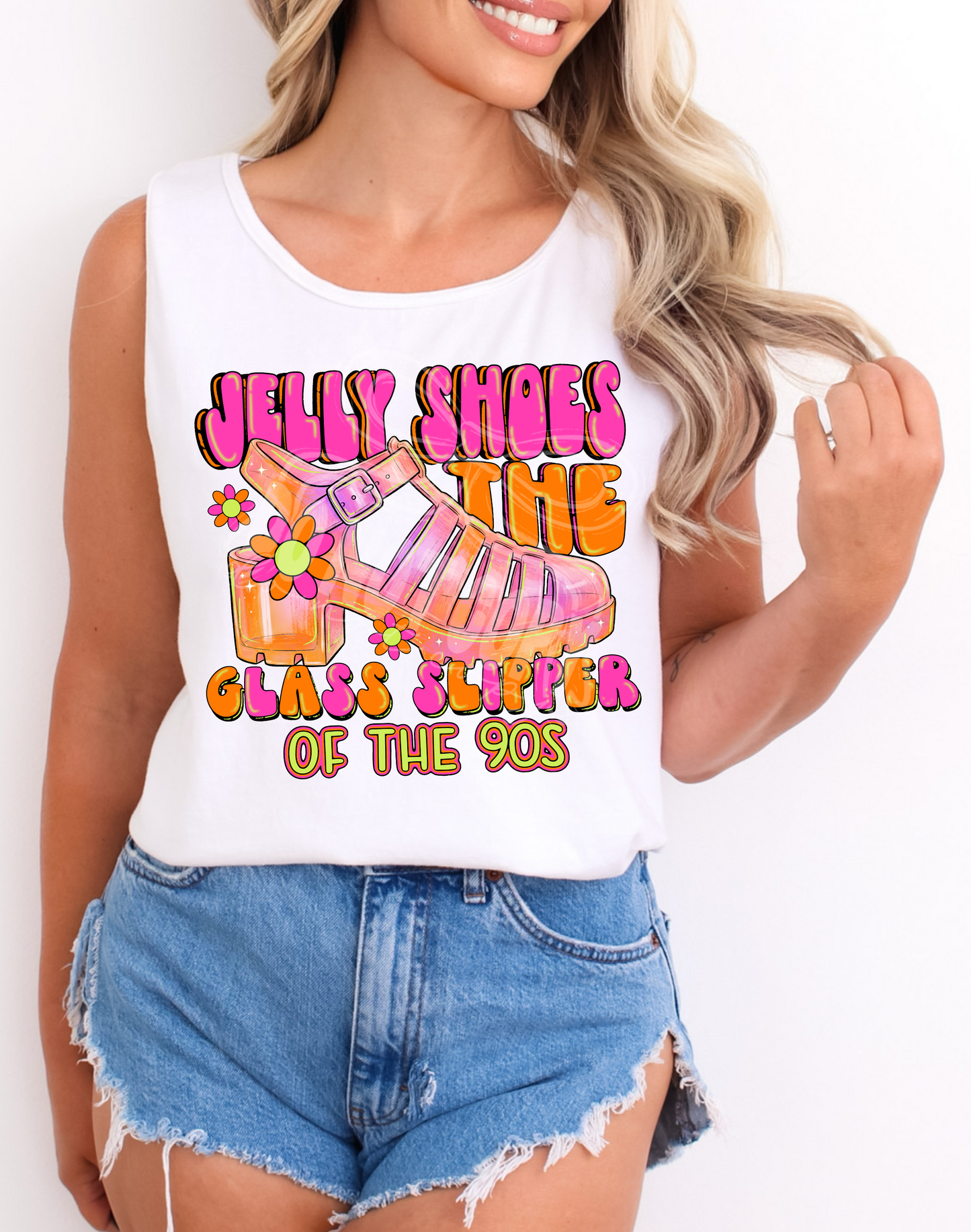 Jelly Shoes 90"s DTF Transfer