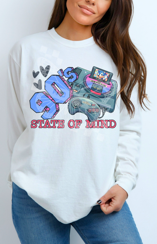 90's State of Mind DTF Transfer