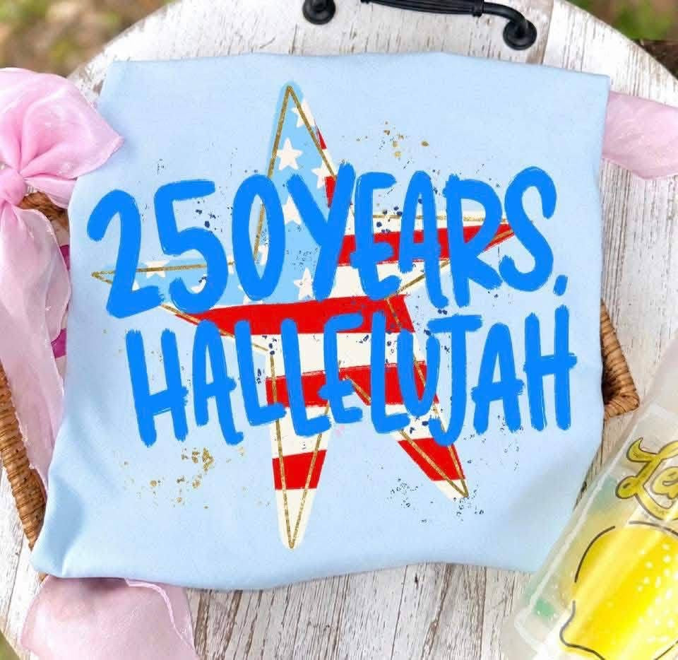 250 Years Hallelujah DTF Transfer