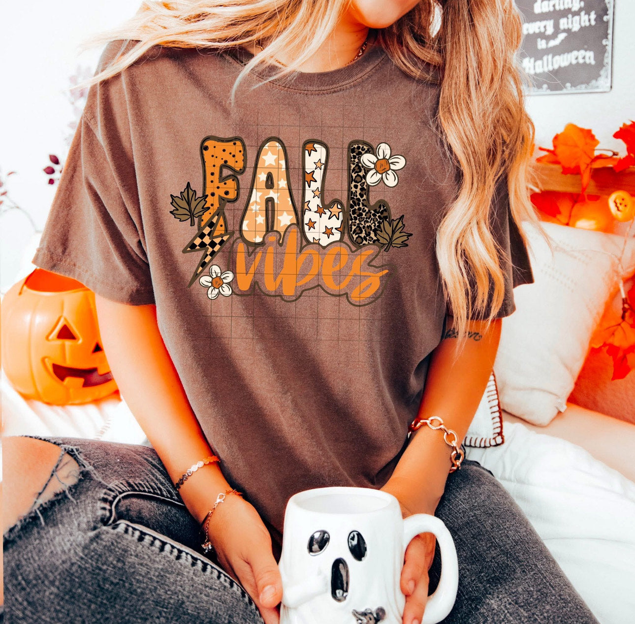 Fall Vibes DTF Transfer