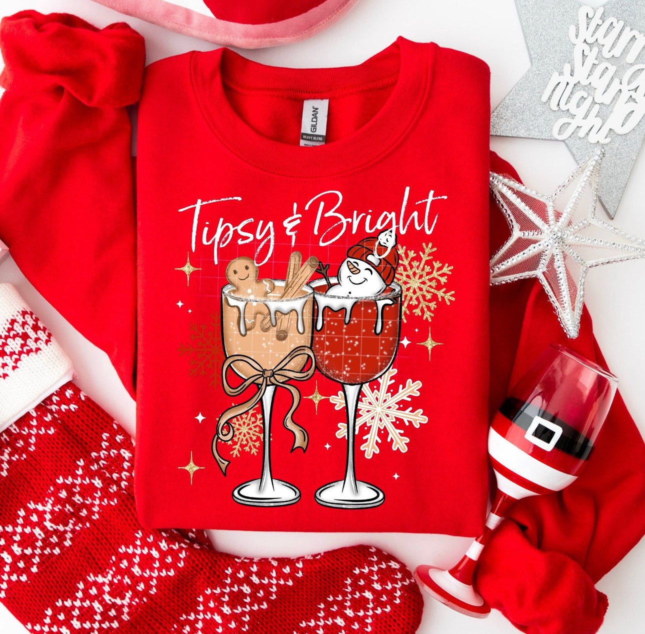 Tipsy and Bright DTF Transfer