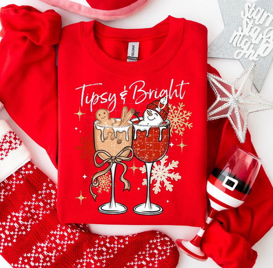 Tipsy and Bright DTF Transfer