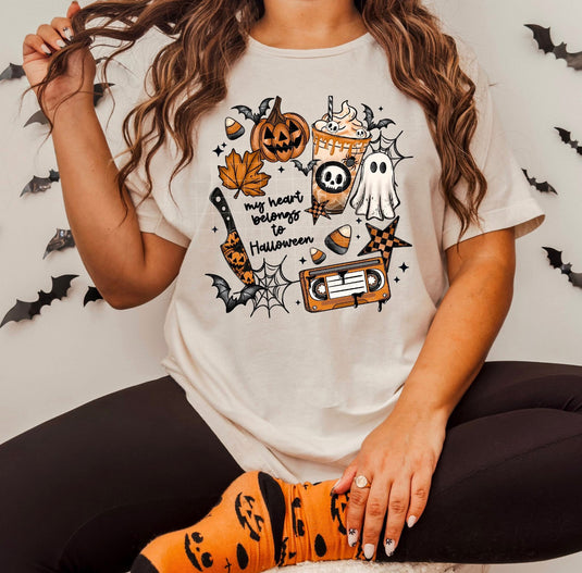 My Heart Belongs to Halloween DTF Transfer