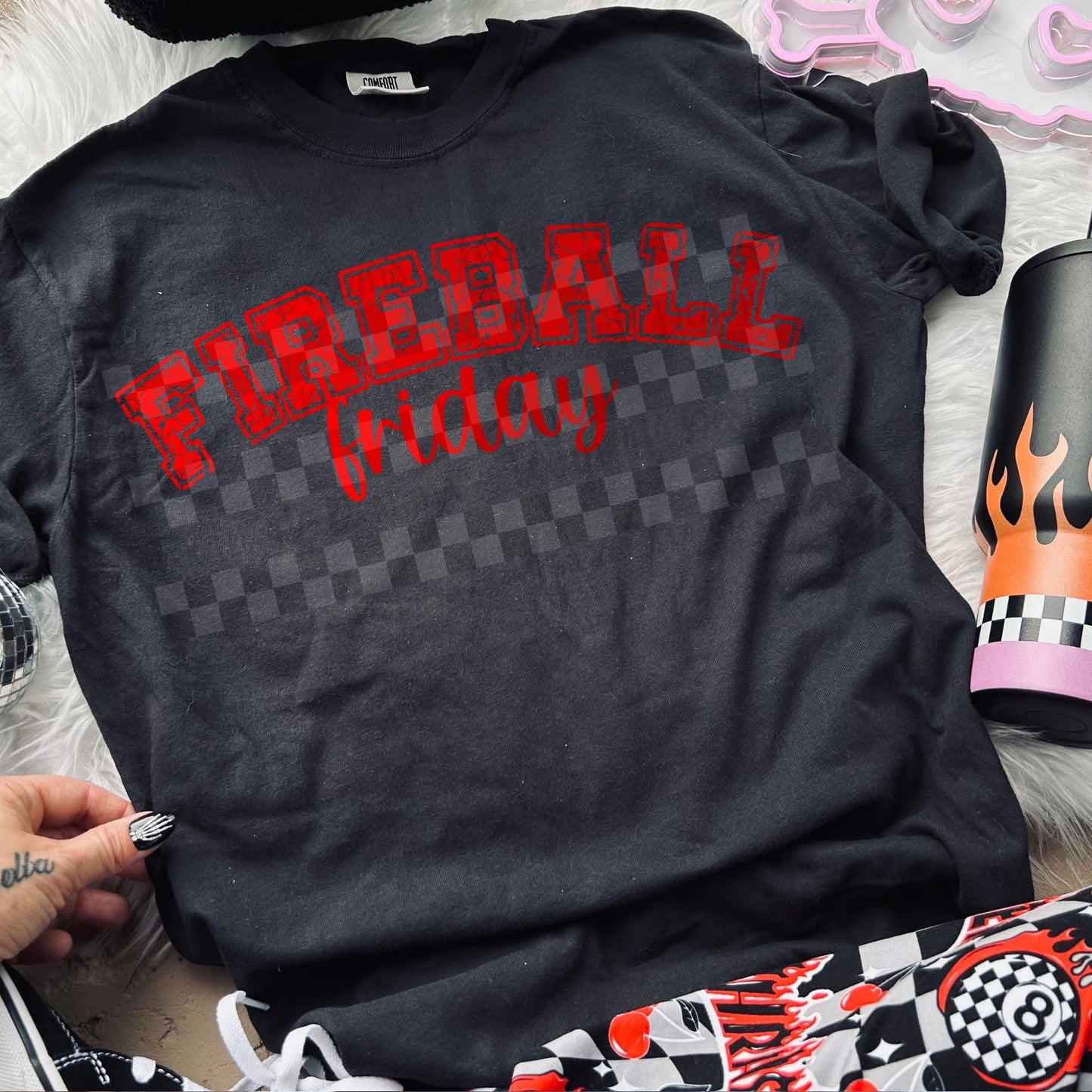 Fireball Friday DTF Transfer