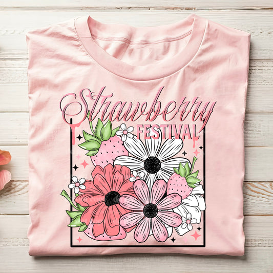 Strawberry Festival DTF Transfer