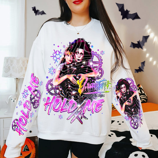 Hold Me DTF Transfer LEFT SLEEVE ONLY