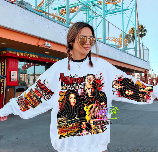 Vampires Everywhere DTF Transfer Left Sleeve Only