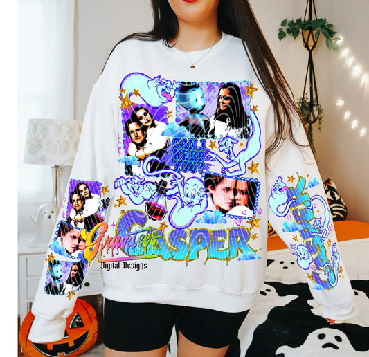 Casper DTF Transfer Left Sleeve Only