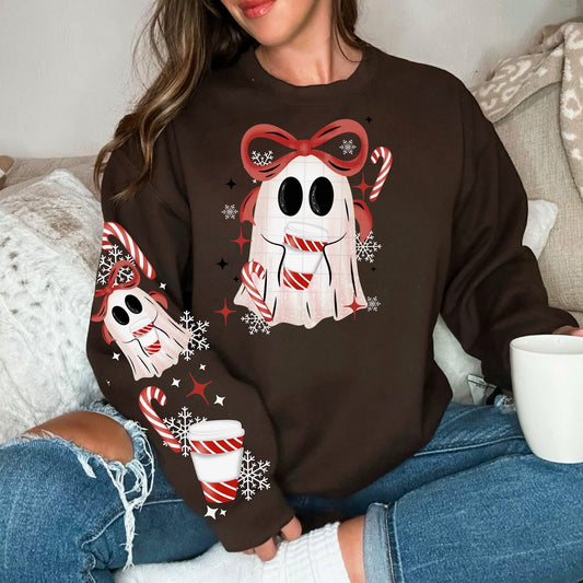 Peppermint Ghost DTF Transfer SLEEVE ONLY