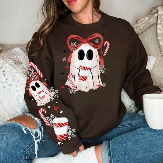 Peppermint Ghost DTF Transfer FRONT ONLY