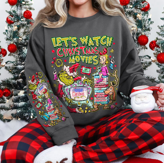 Let's Watch Movies DTF Transfer SLEEVE ONLY