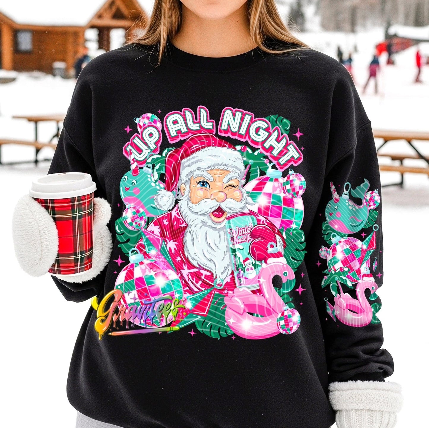 Up All Night DTF Transfer SLEEVE ONLY