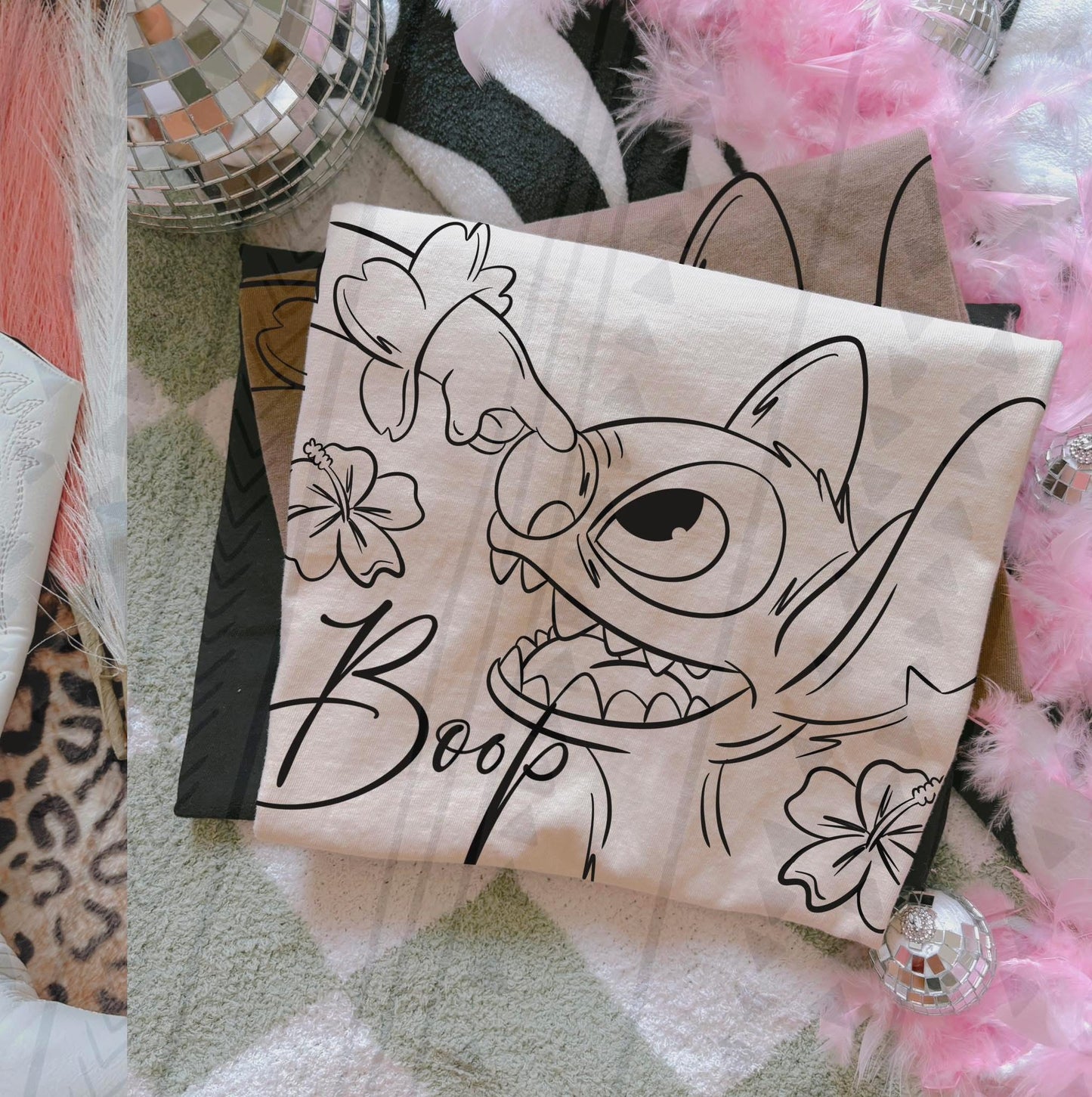 BOOP Stitch DTF Transfer