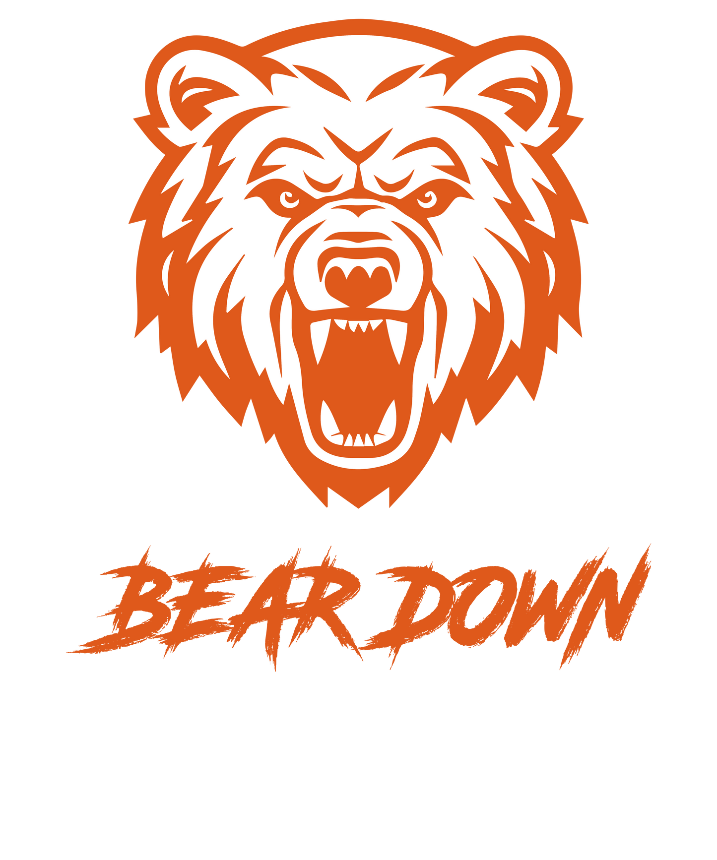 BEAR DOWN DTF Transfer