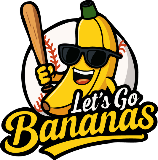 Let's Go Bananas DTF Transfer