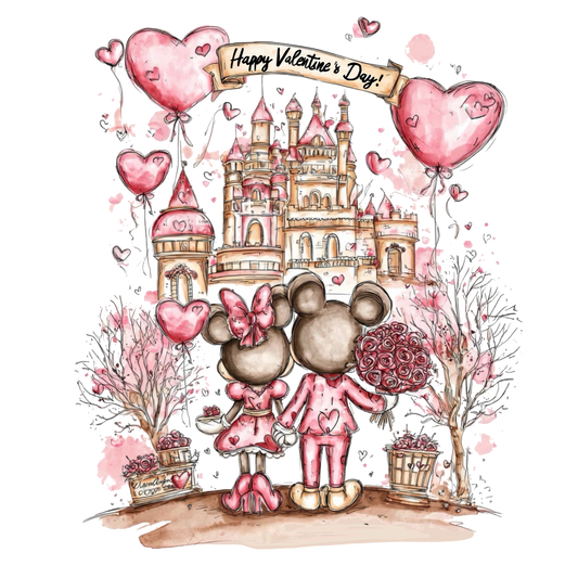 Happy Valentine DTF Transfer