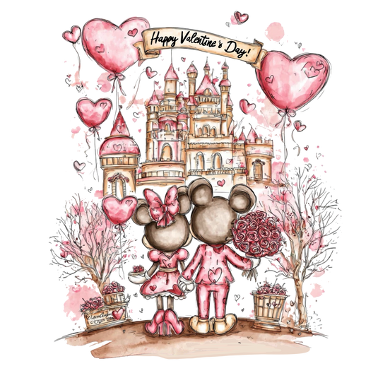 Happy Valentine DTF Transfer
