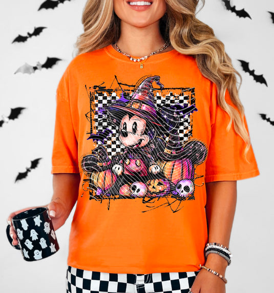 Halloween Mouse DTF Transfer