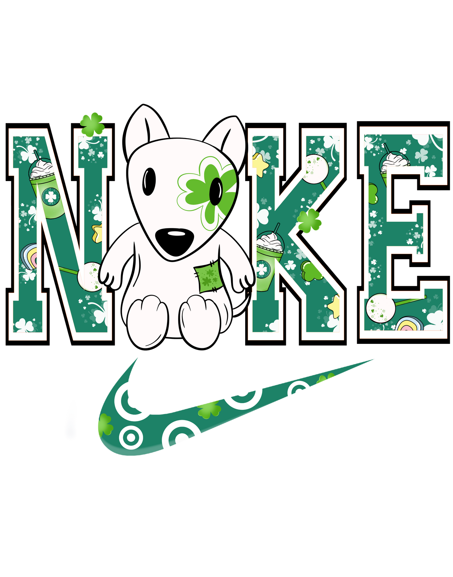 N*ke Clover DTF Transfer
