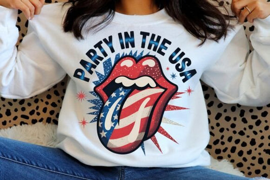 Party in the USA DTF Transfer
