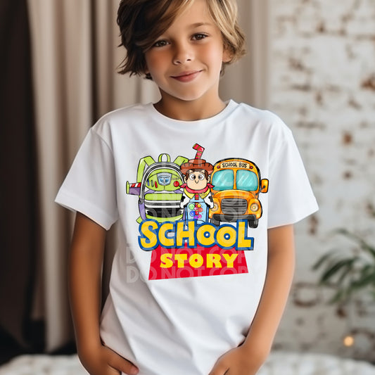 School Story DTF Transfer