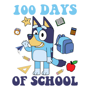 100 Days Bluey DTF Transfer