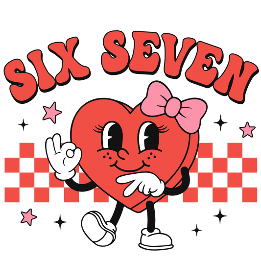 Six Seven Bow DTF Transfer