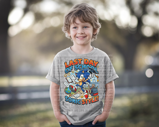 Last Day Sonic DTF Transfer