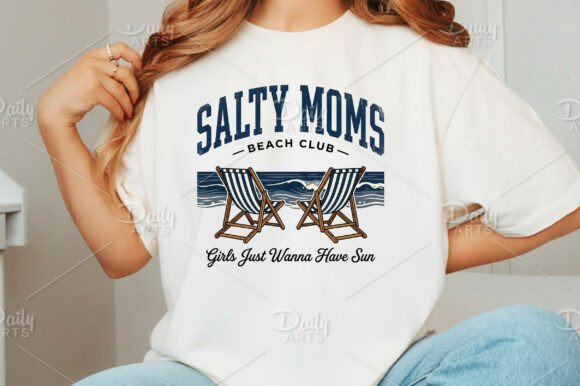 Salty Moms Club DTF Transfer