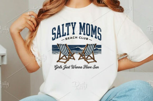 Salty Moms Club DTF Transfer