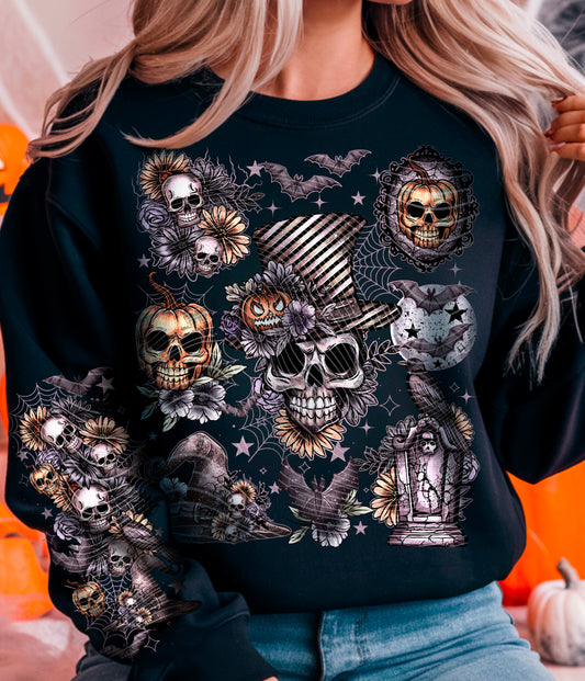 Skull DTF Transfer FRONT ONLY