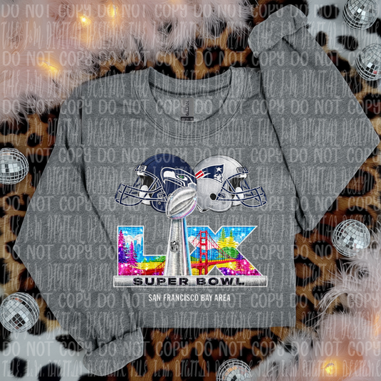 Super Bowl San Fran DTF Transfer