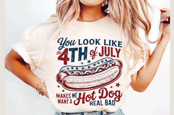 You Look Like 4th DTF Transfer