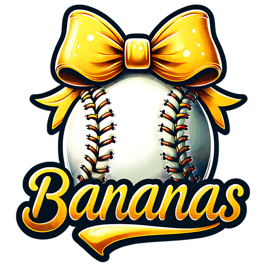 Bow Bananas DTF Transfer