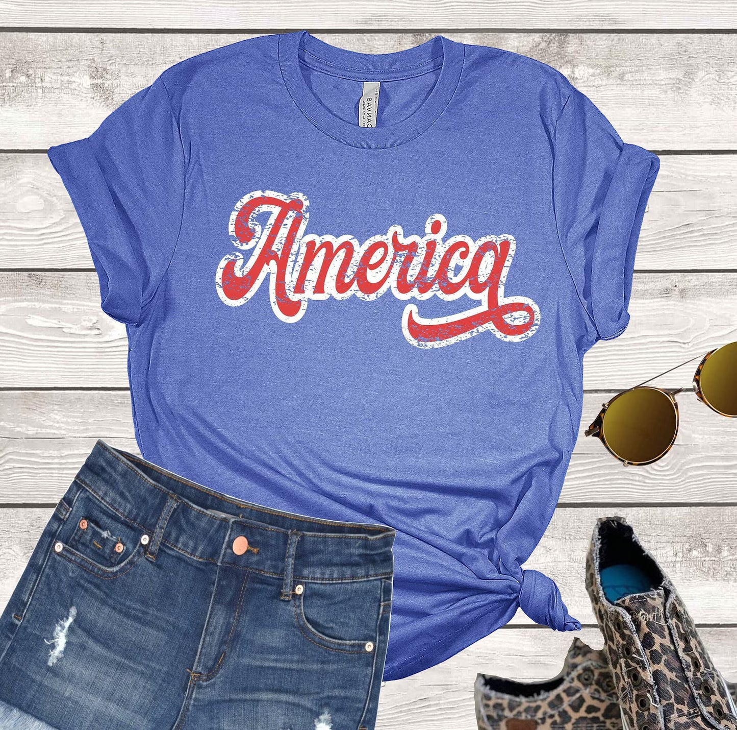 America Cursive DTF Transfer