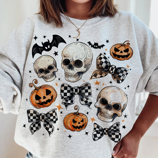 Bows and Skulls DTF Transfers