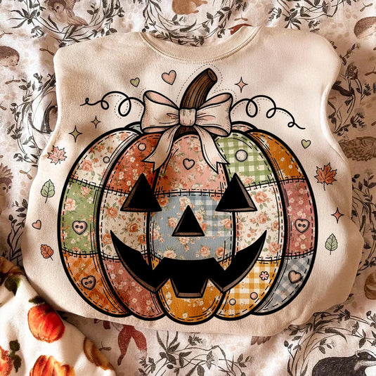 PATCHED PUMPKIN DTF Transfer
